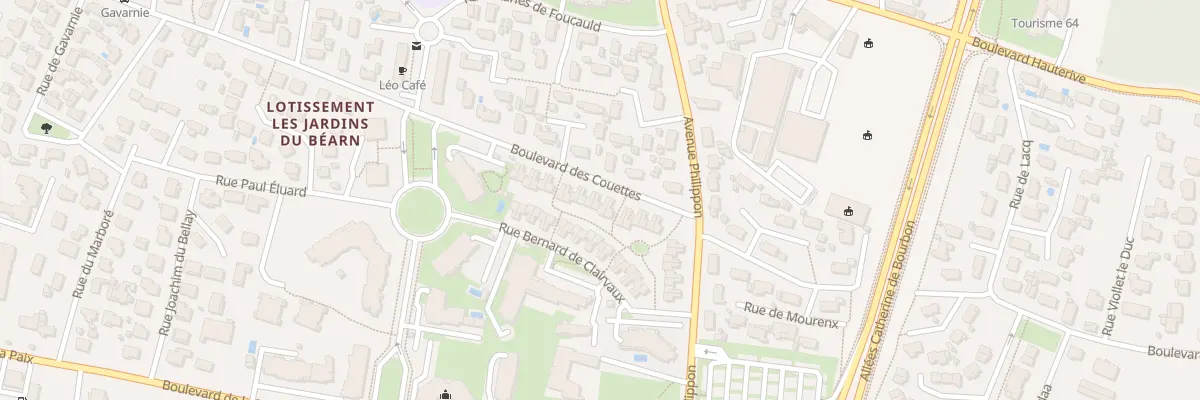 Plan du 11B Bd des Couettes à Pau