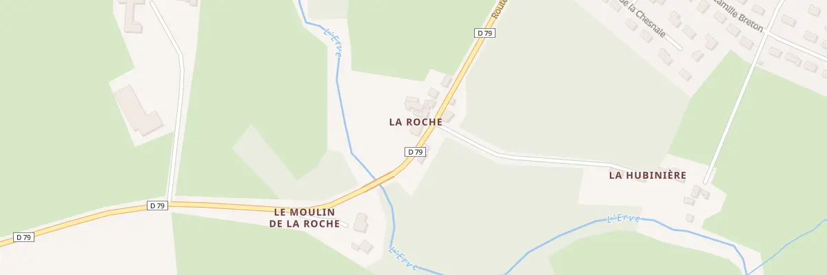 Plan du 5600 Les Roches à Auvers-le-Hamon