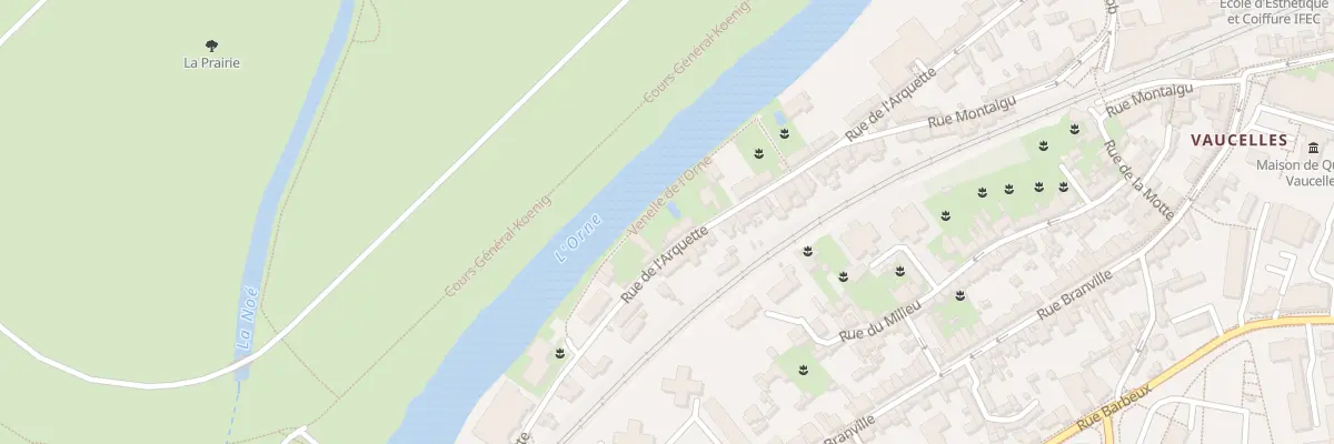 Plan du 84 Rue de l’Arquette à Caen