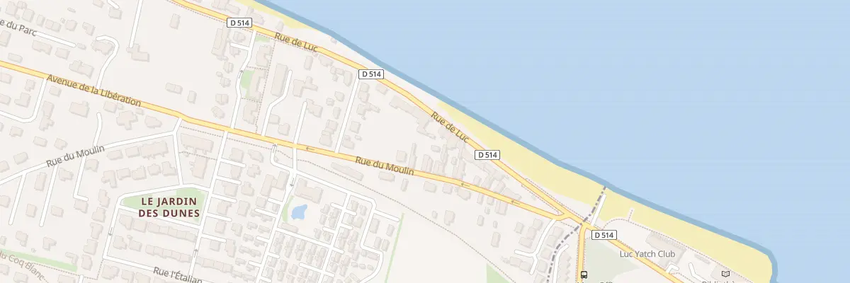 Plan du 36 Rue de Luc à Langrune-sur-Mer