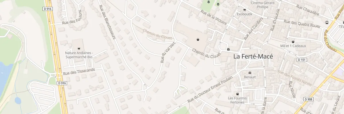 Plan du 5 Rue du Val Vert à La Ferté Macé