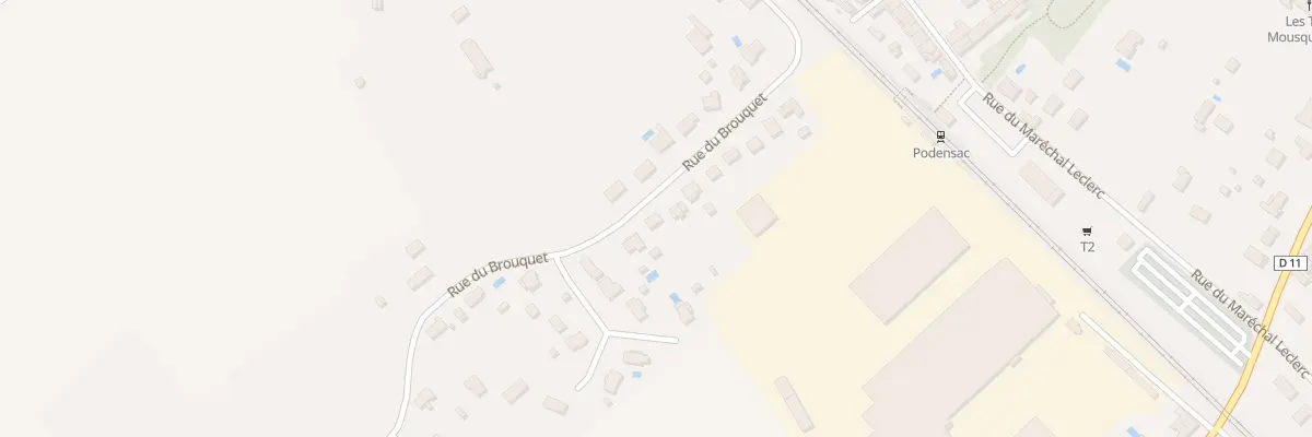 Plan du 17 Rue de Brouquet à Podensac