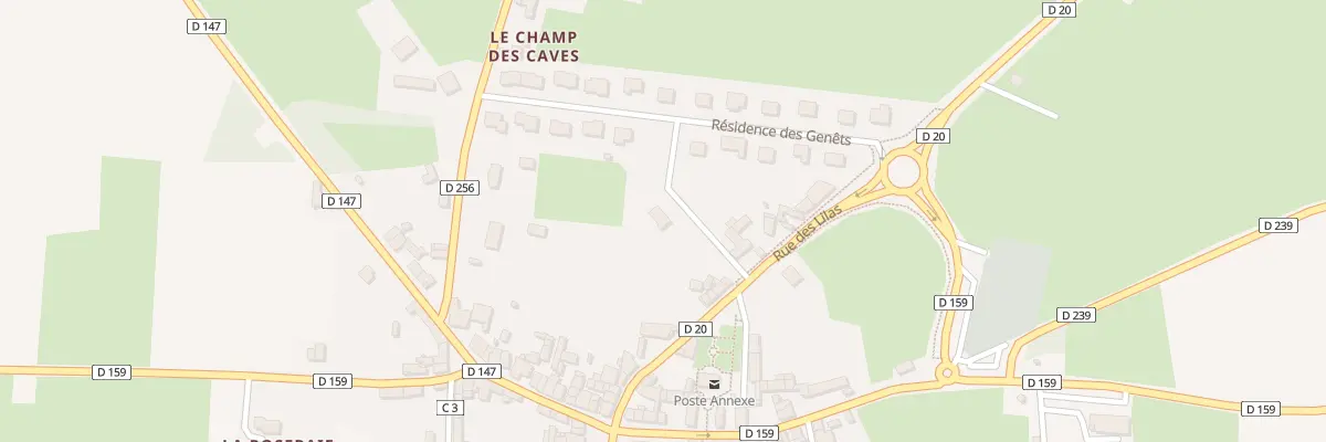Plan du 5 Res des Bruyères à Champgenéteux