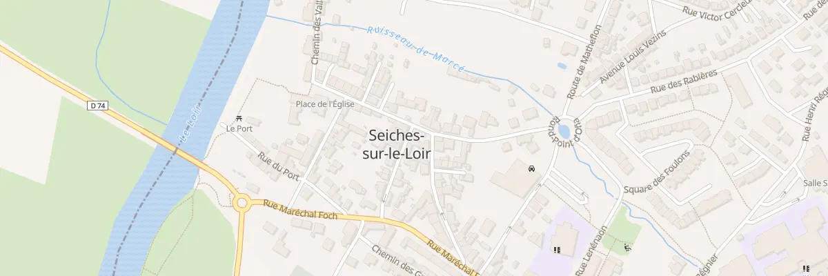 Plan du 18 Rue du Général du Verger à Seiches-sur-le-Loir