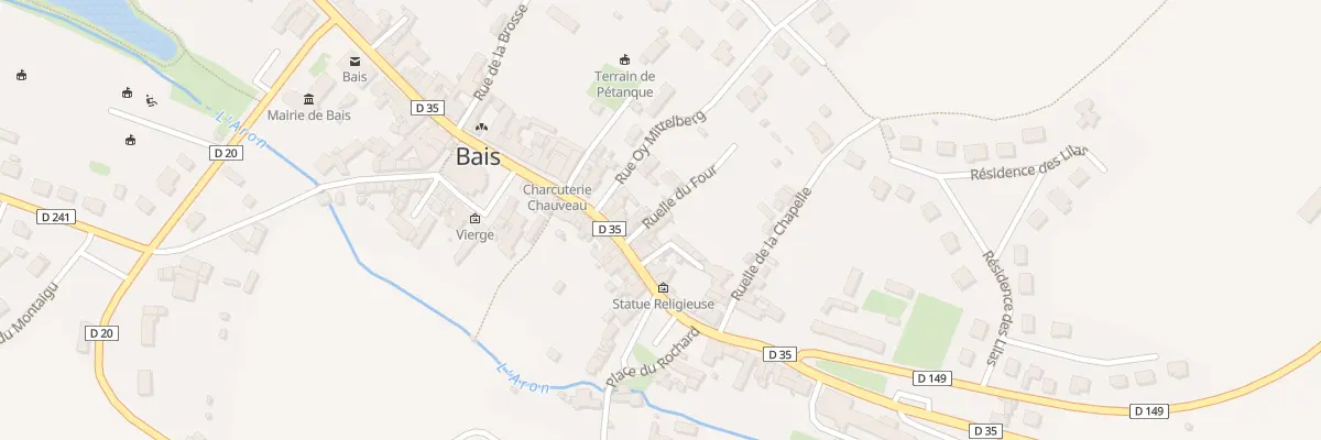 Plan du 5 Rle du Four à Bais