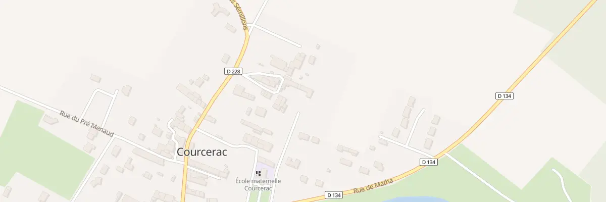 Plan du 25 Rue de Matha à Courcerac