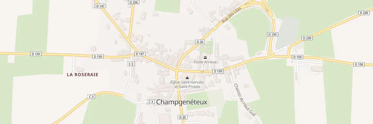 Plan du 12 Rue des Lilas à Champgenéteux