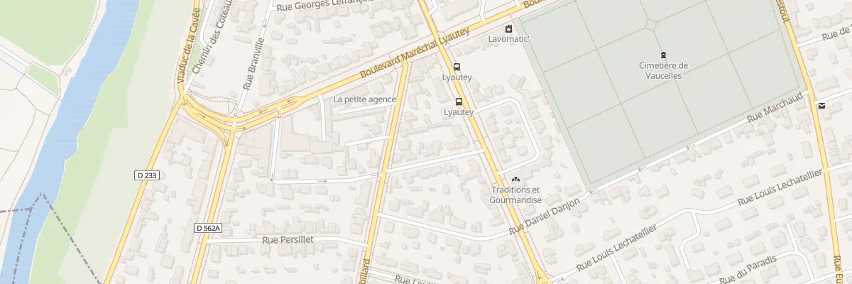 Plan du 6 Rue Commandant Charcot à Caen