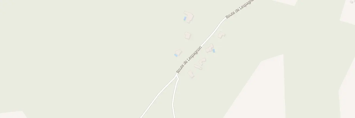 Plan du 1068 Rte de Lespagnon à Castandet