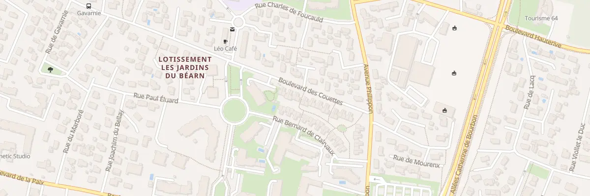 Plan du 21 Bd des Couettes à Pau