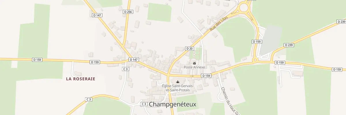 Plan du 15 Rue des Lilas à Champgenéteux