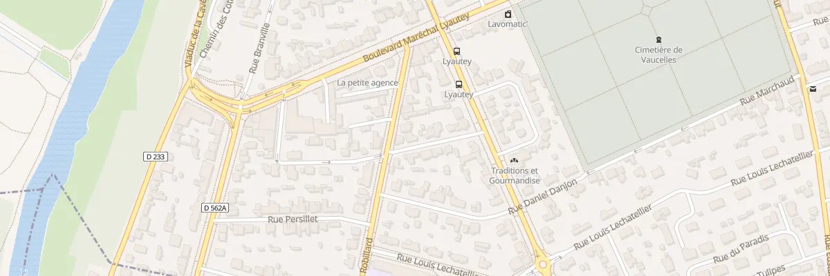Plan du 10 Rue Commandant Charcot à Caen