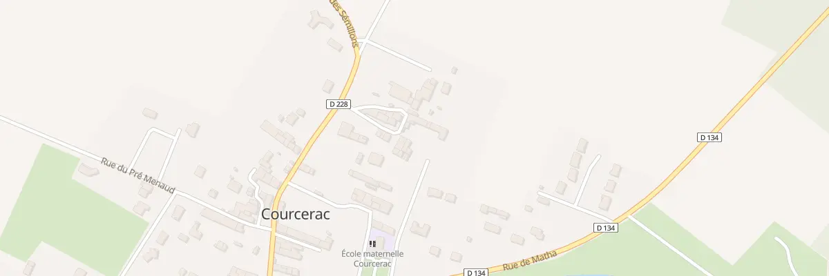 Plan du 8 Rue de Chez Mothé à Courcerac