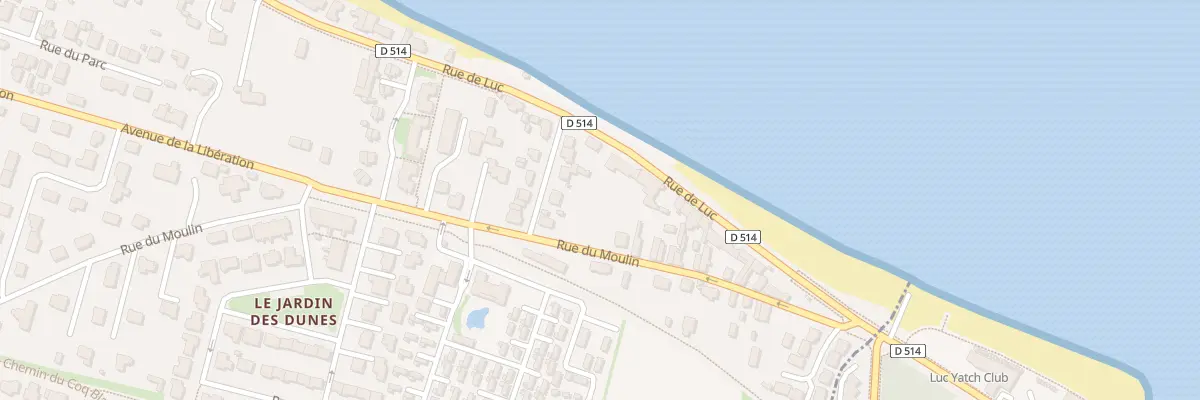 Plan du 34 Rue de Luc à Langrune-sur-Mer