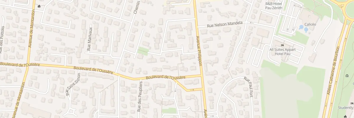 Plan du 5 Rue Gérard Cal à Pau