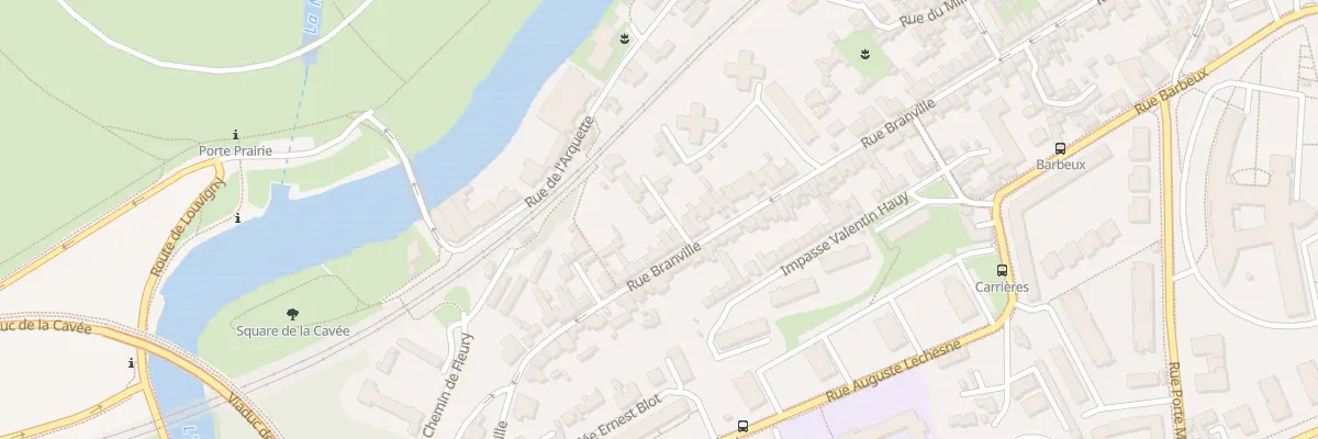 Plan du 124 Rue Branville à Caen