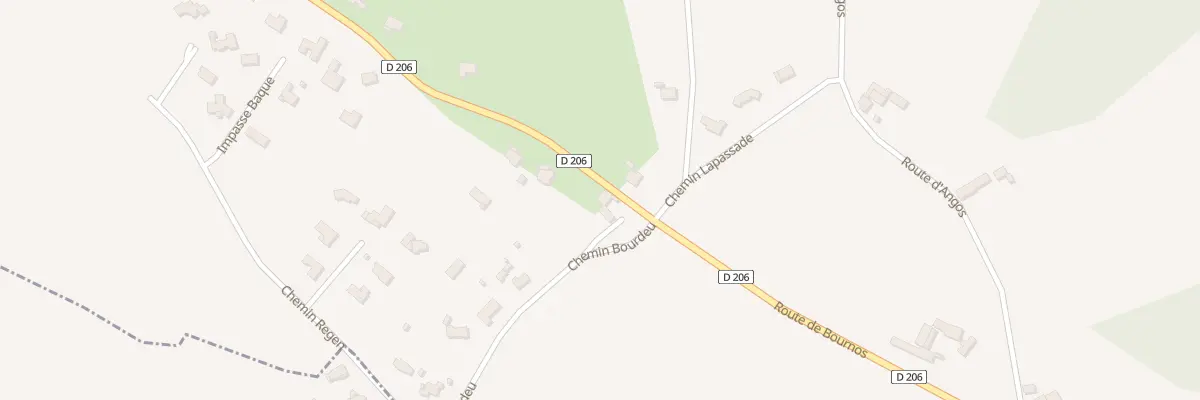 Plan du 2 Che Bourdeu à Navailles-Angos