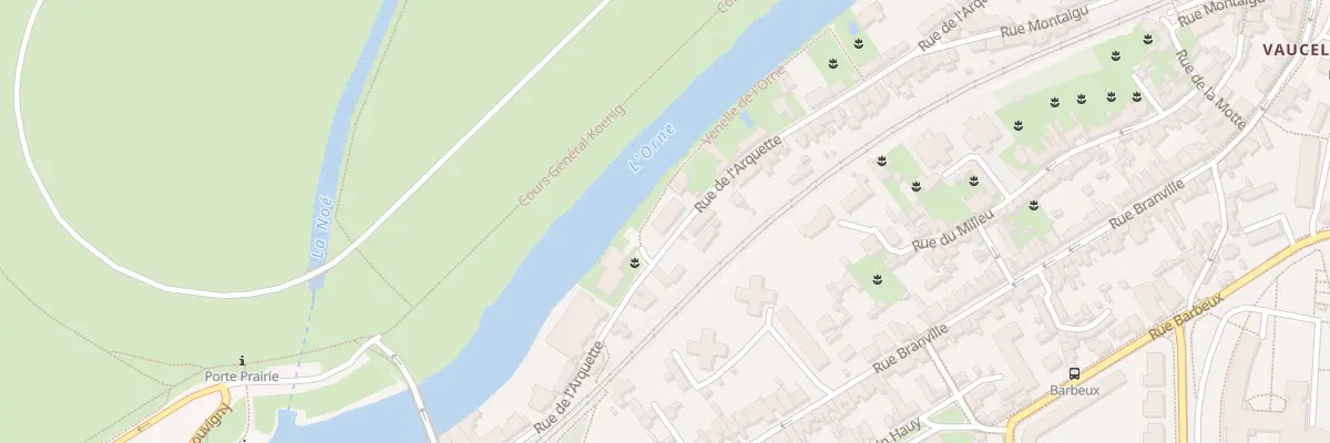 Plan du 92B Rue de l’Arquette à Caen