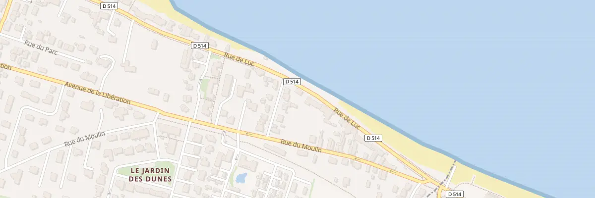Plan du 32 Rue de Luc à Langrune-sur-Mer