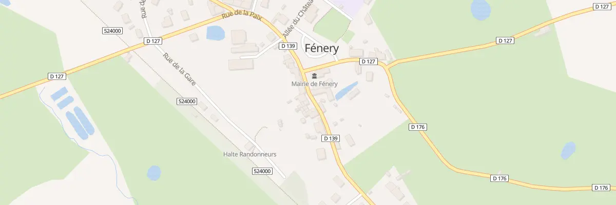 Plan du 12 Rue de la Poste à Fénery