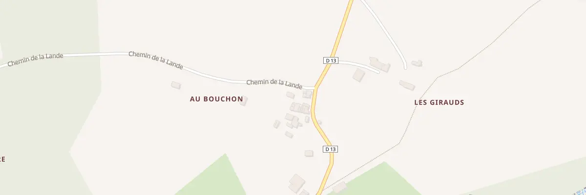 Plan du 6 Che de la Lande à Camarsac