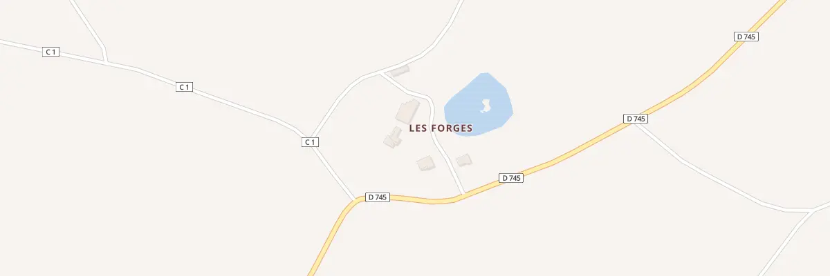 Plan du 5166 Forges à Saint-Marc-la-Lande