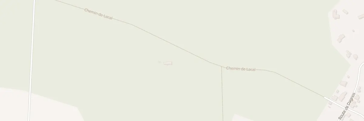 Plan du 338B Pinsac à Préchac