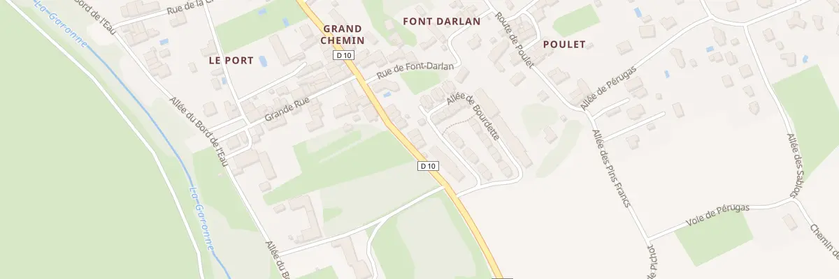 Plan du 91 Av du Chêne Vert à Paillet