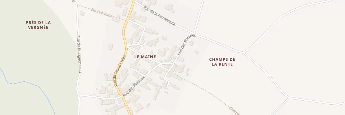 Plan du 15 Rue des Platanes au Seure