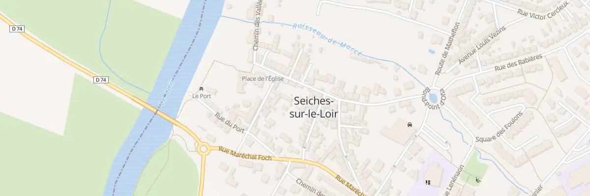 Plan du 19 Pl de l’Église à Seiches-sur-le-Loir
