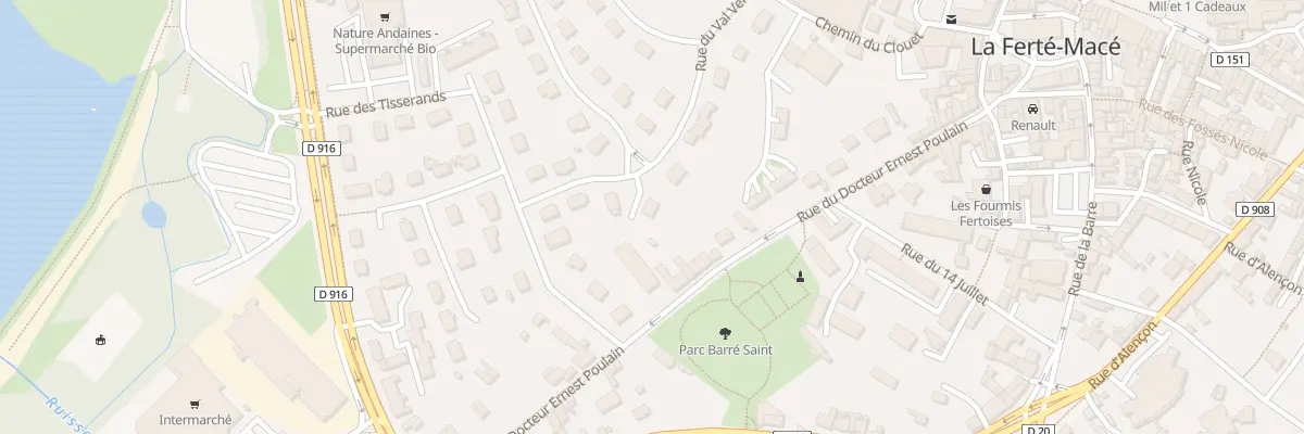 Plan du 15 Rue du Val Vert à La Ferté Macé