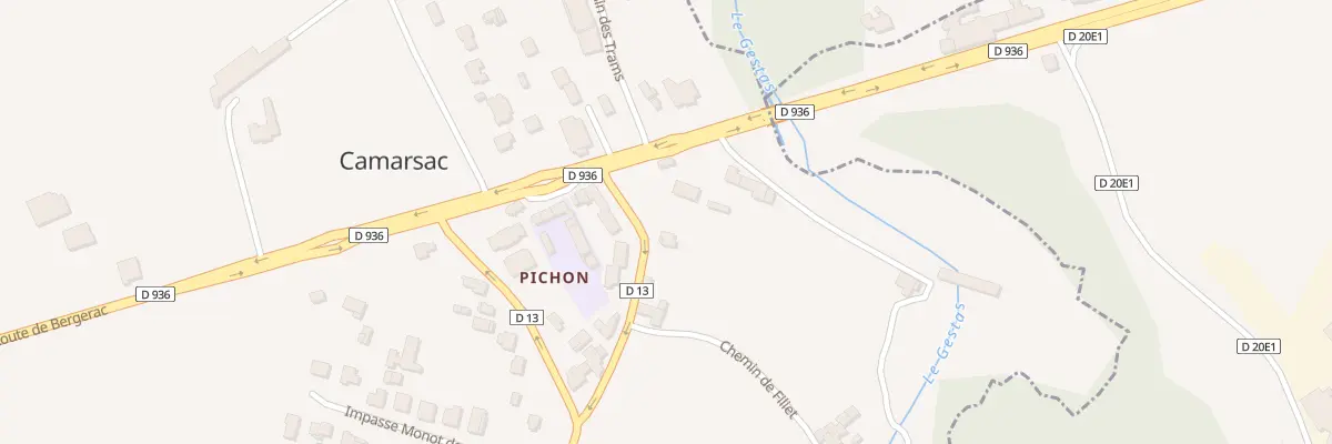 Plan du 4 Av Maurice Techeney à Camarsac