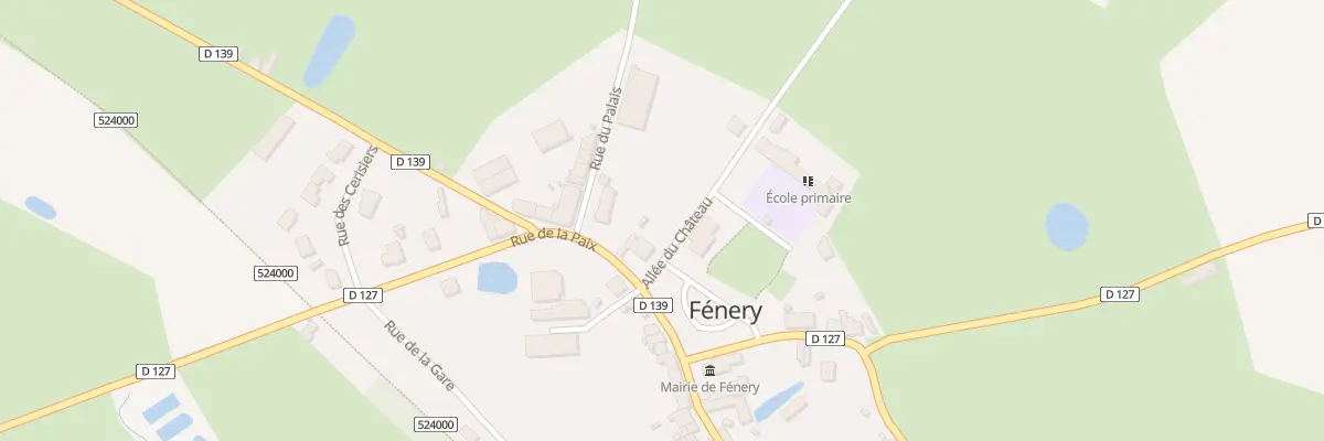 Plan du 5004 Le Bourg à Fénery