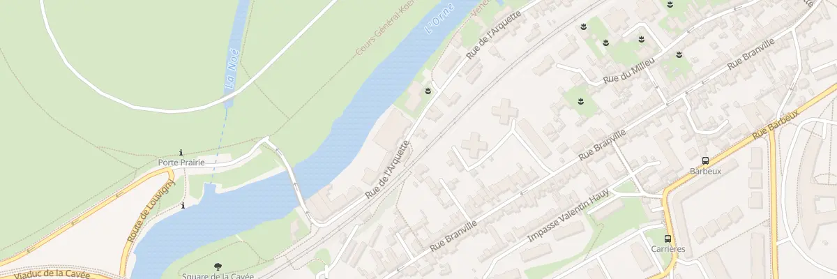 Plan du 85 Rue de l’Arquette à Caen