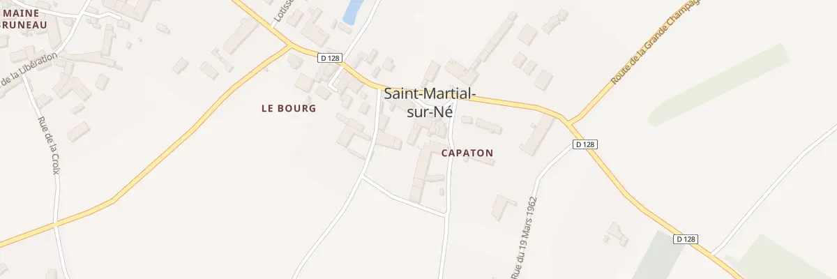 Plan du 2 Rue des Marronniers à Germignac