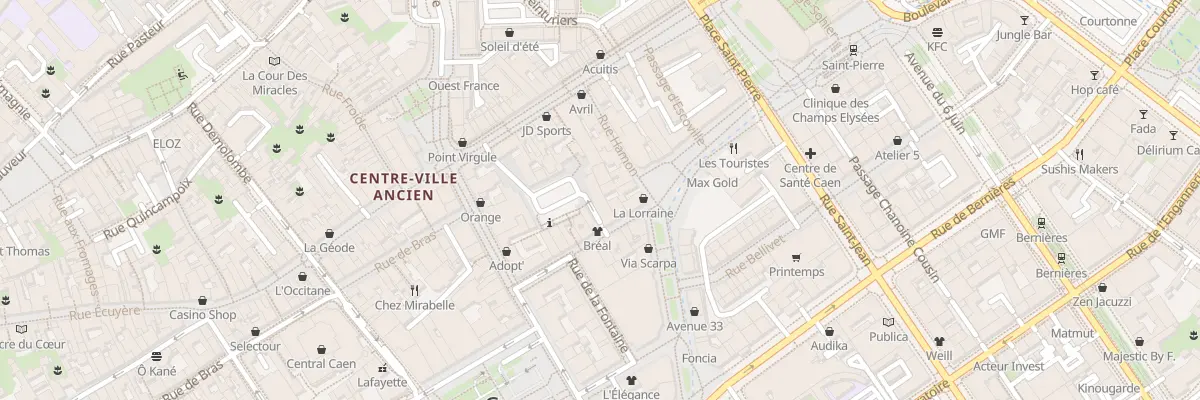Plan du 6 Rue du Moulin à Caen