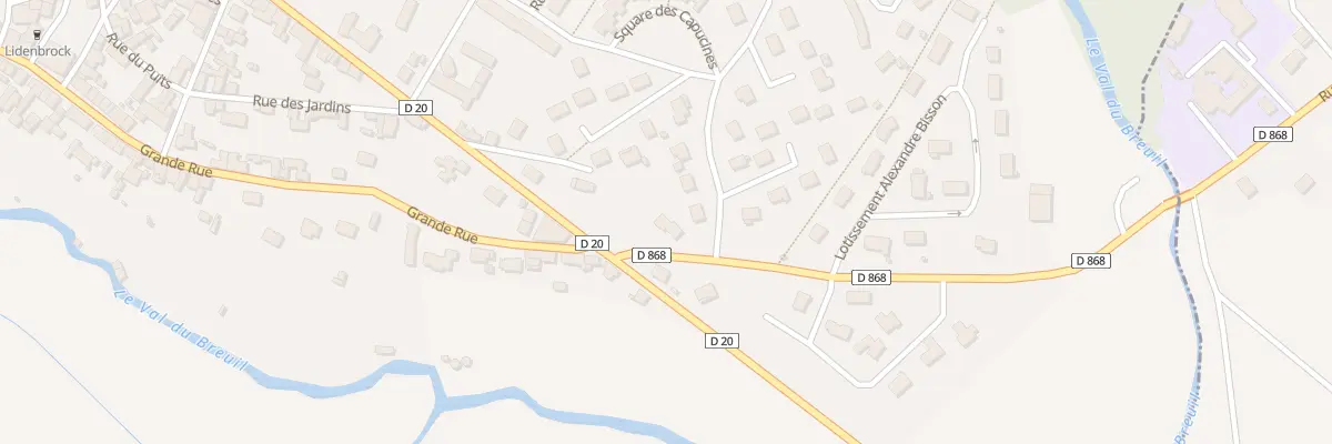 Plan du 1 Rue du Pont à Briouze