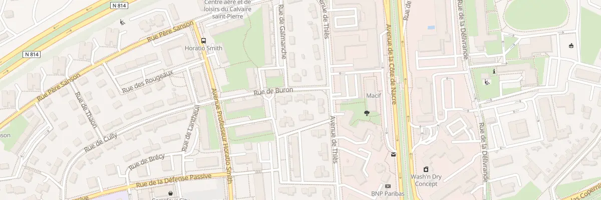Plan du 12 Rue de Buron à Caen