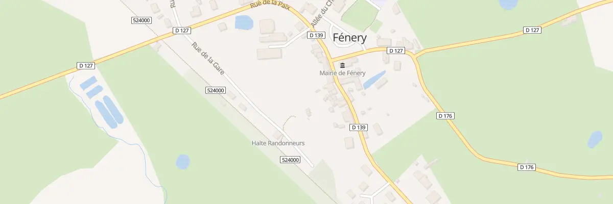 Plan du 10 Rue de la Poste à Fénery