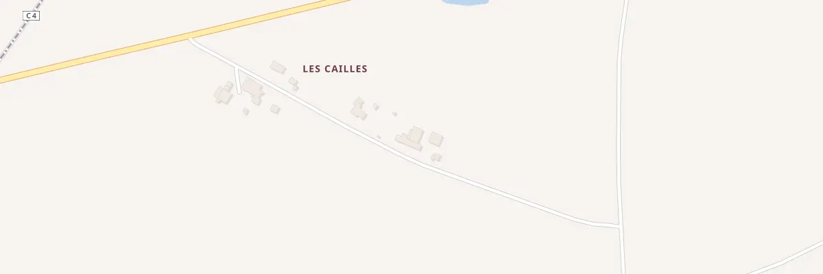 Plan du 5096 Les Cailles à Geay