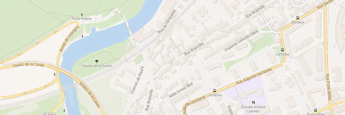 Plan du 134B Rue Branville à Caen