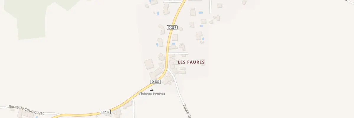 Plan du 699 Rte Departementale 239 Sud à Haux