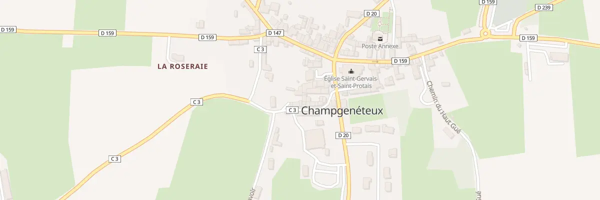 Plan du 12 Rue des Ormeaux à Champgenéteux