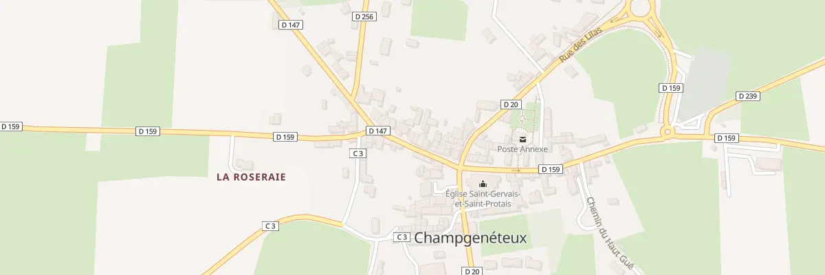 Plan du 14 Rue des Hortensias à Champgenéteux
