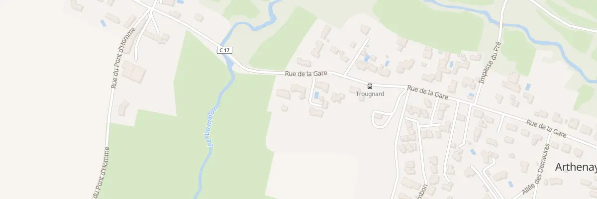 Plan du 125 Rue de la Gare à Vouillé