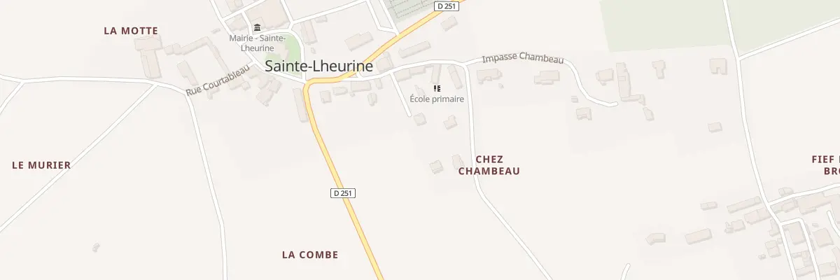 Plan du 7 Imp de la Poste à Sainte-Lheurine