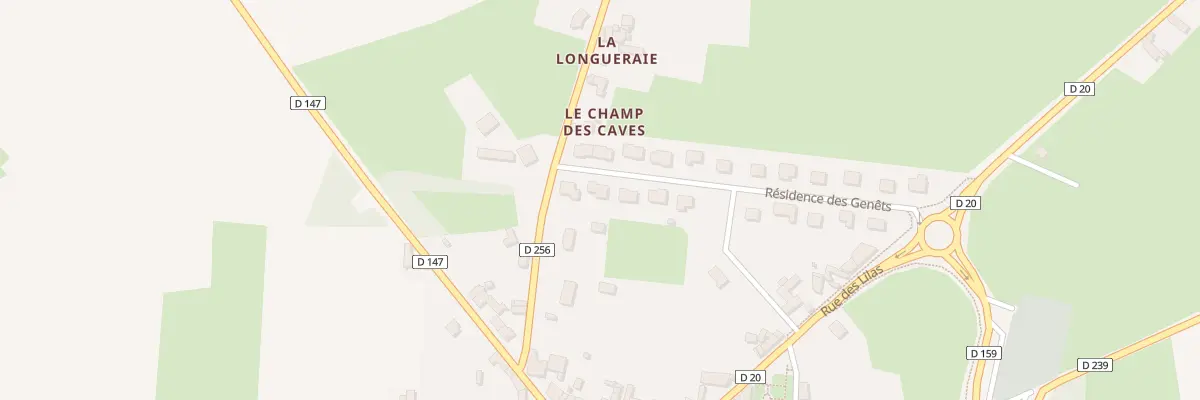 Plan du 20 Res des Genêts à Champgenéteux