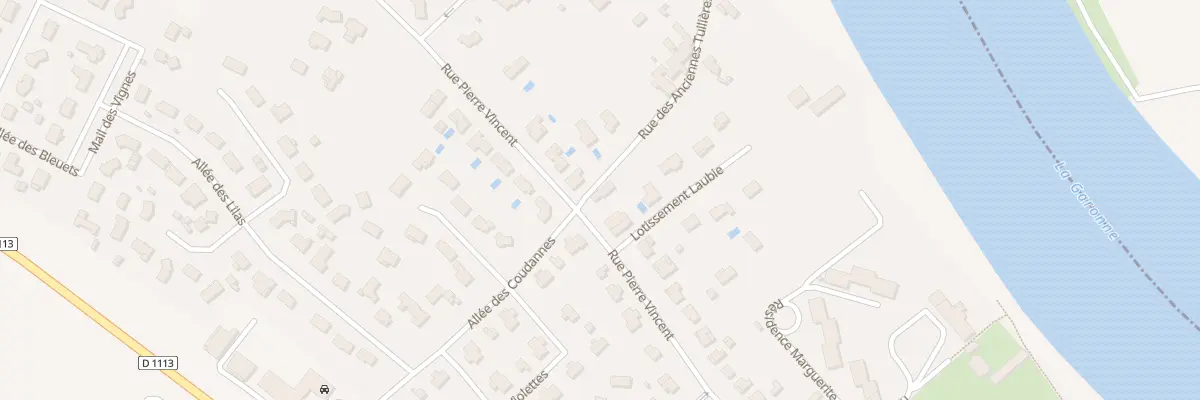 Plan du 34 Rue Pierre Vincent à Podensac