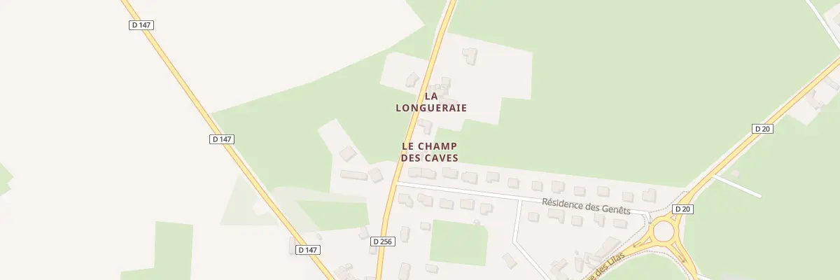 Plan du 8 Rue de la Longueraie à Champgenéteux