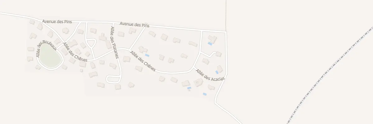Plan du 29 All des Chênes à Mathieu
